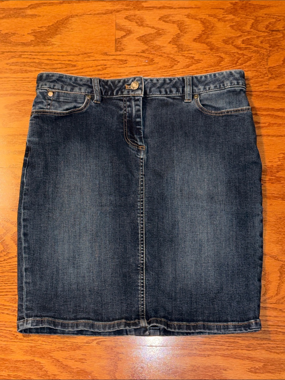 Talbots Denim Mini Skirt